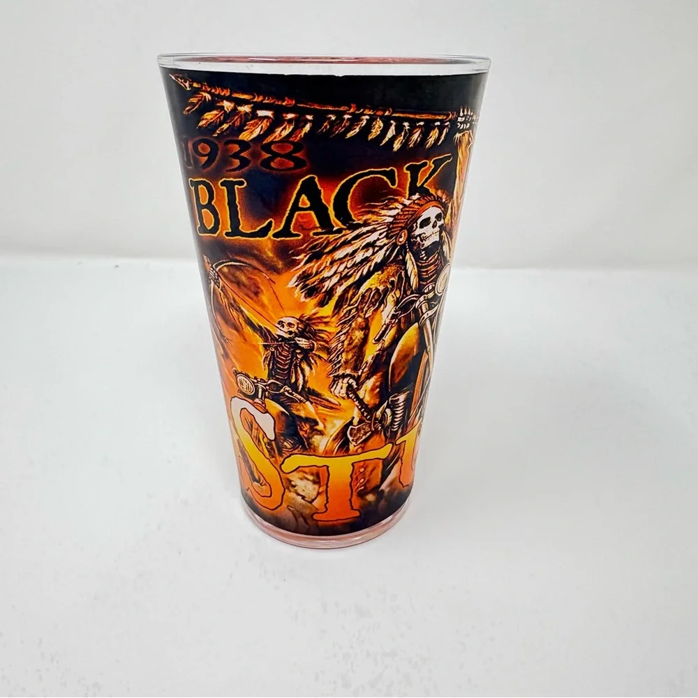 2016 Sturgis 76th Anniversary Pint Glass Black Hills Rally South Dakota Harley